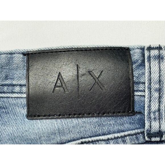 A/X Armani Exchange Men's J14 Skinny Blue Denim Jeans - Size 40x32 - Picture 7 of 10